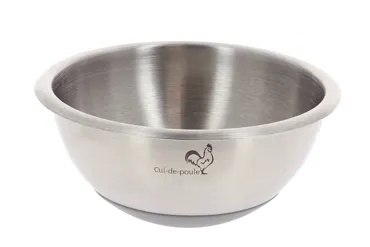 Schlagschüssel rund D:16cm Boden silikonbeschichtet