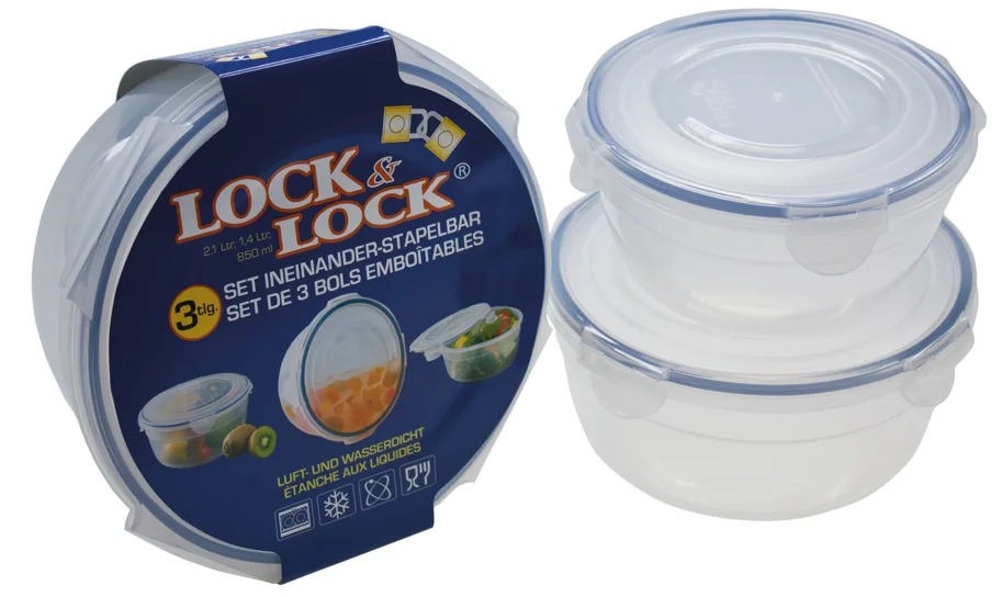 3er Set Salatschüsseln