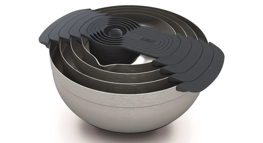 Nest Steel 9 Collection Schüssel- Messlöffelset 9tlg.