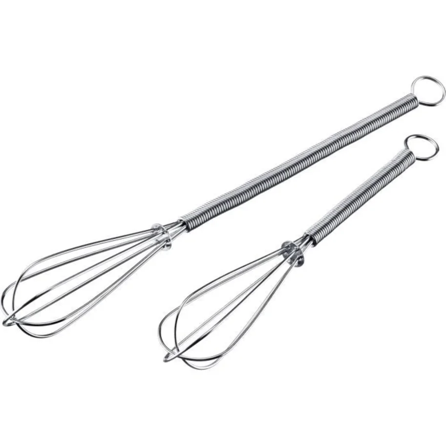 2 Mini-Schneebesen, 15cm u. 20cm, 2 sb