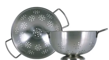 Abtropfsieb D23cm mit Griffen und Fuss