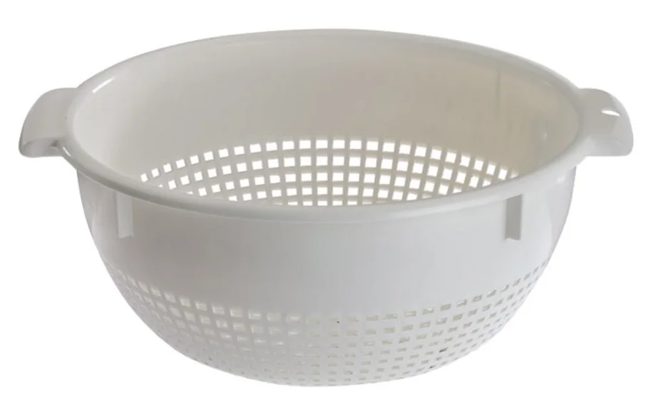 Salat-Sieb, weiss, D24cm