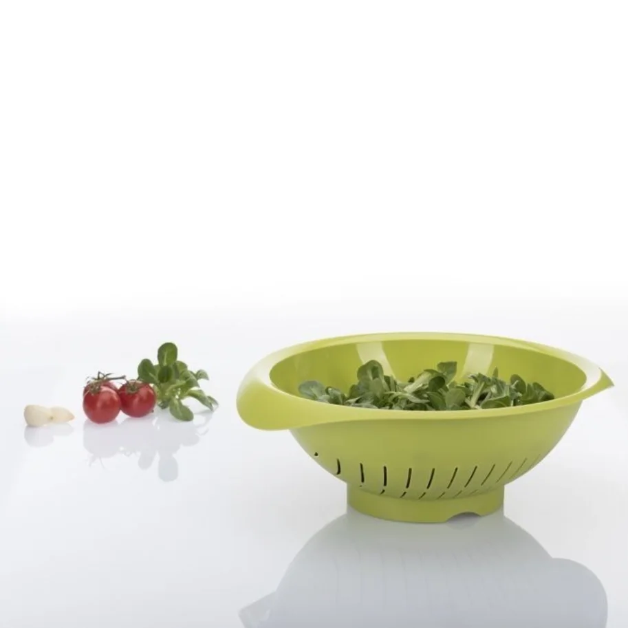 Salat-Seiher, apfelgrün, D25cm, 28x31x11cm