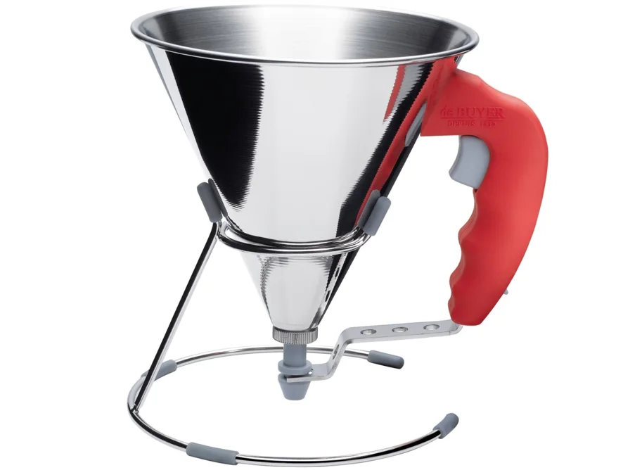 KWIK Saucen-u. Fondanttricher 0.8 L. D:15cm roter Griff