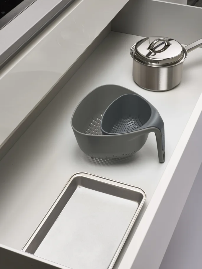Nest Sieb 2tlg. 22x23.5x13.3cm grau