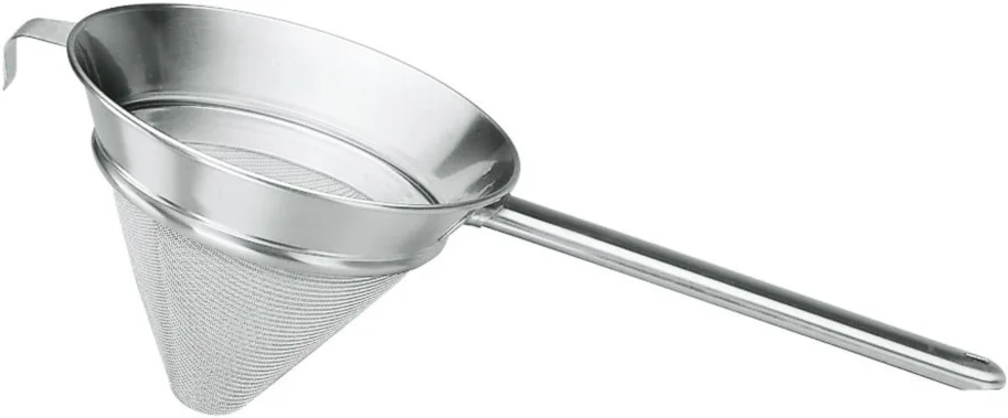 Spitzsieb mit Gewebe 24cm