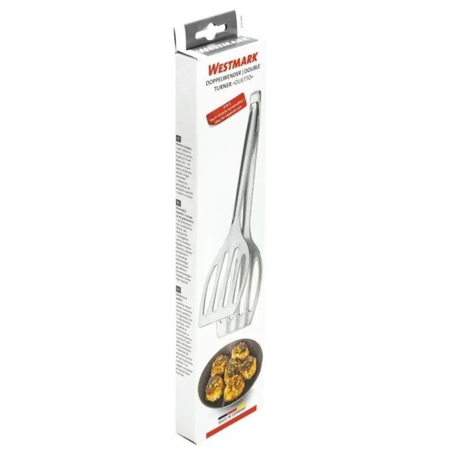 Doppelwender und Grillzange Duetto, 27.5x7.3x1.3cm