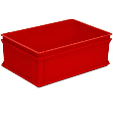 Rako Boxen 60x40x22cm 2 Muschelgriffe geschlossen rot