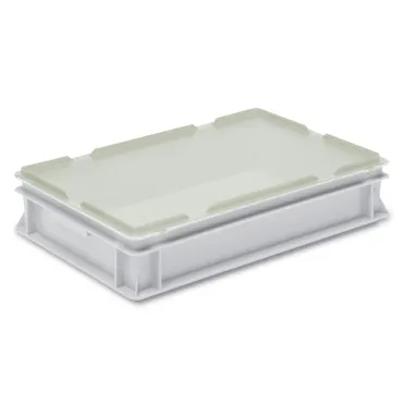 Rako Boxen 60x40cm Scharnierdeckel mit Schnappverschluss tra