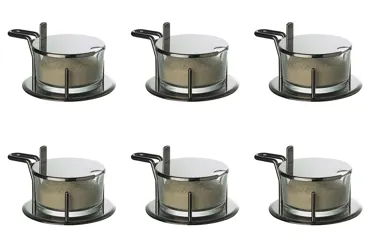 6er Set Ersatzglas für Käsedose Aligro