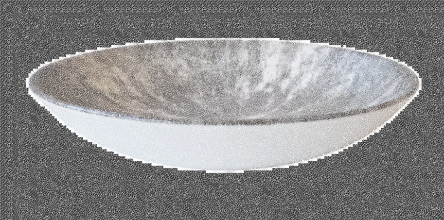 S.P. Stone Quartz Black Coupe Teller tief 24.8cm