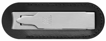 Nagelknipser in Lederstulpe matt, rostfrei