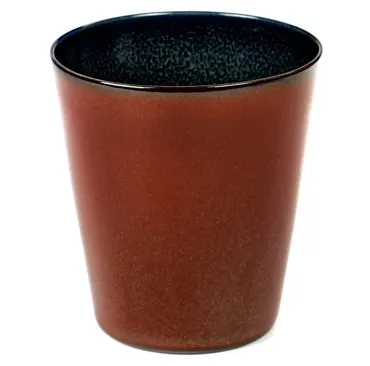 Terres De Reves Becher M konisch D8.5cm H9.5cm rust/d. blue