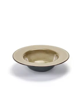 Terres De Reves Teller tief D21.3cm misty grey/dark blue