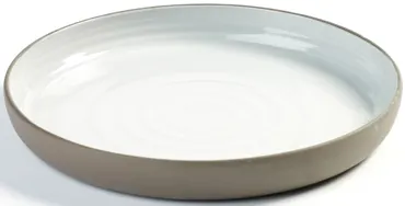 Dusk Teller tief D20.5cm H2.5cm taupe