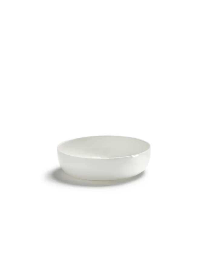 Base Teller tief D16cm H4.5cm glasiert weiss