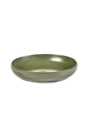 Surface Teller tief L D21cm H4cm camo green