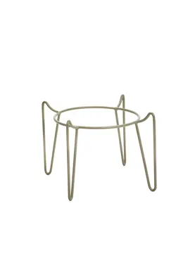 Surface Ständer Seafood D24cm H15cm taupe Metall