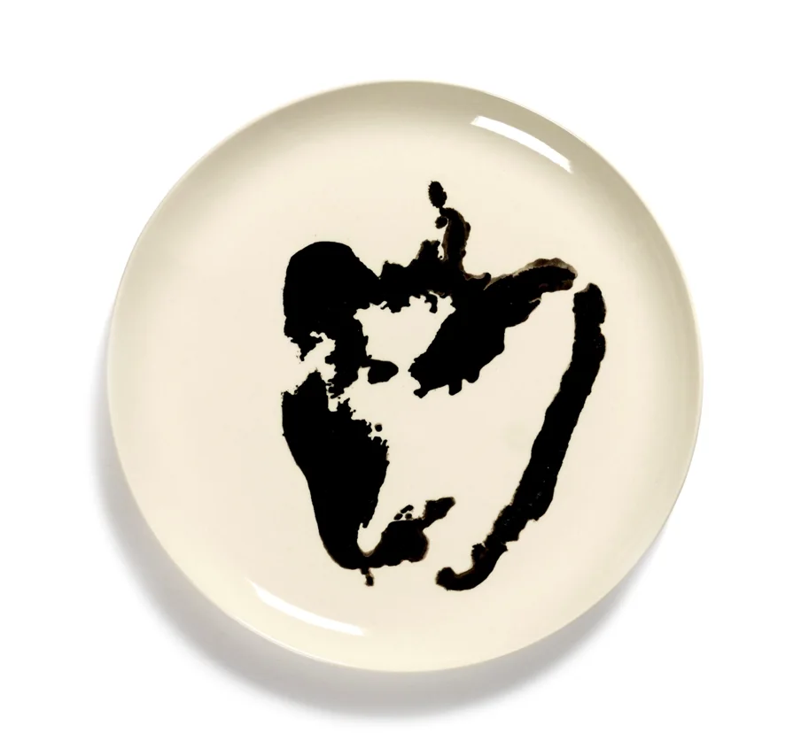 Ottolenghi Feast Teller 26.5x26.5x2cm White Pepper Black