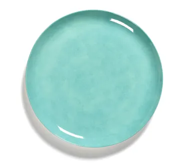 Ottolenghi Feast Teller 26.5x26.5x2cm Azure Pepper Green