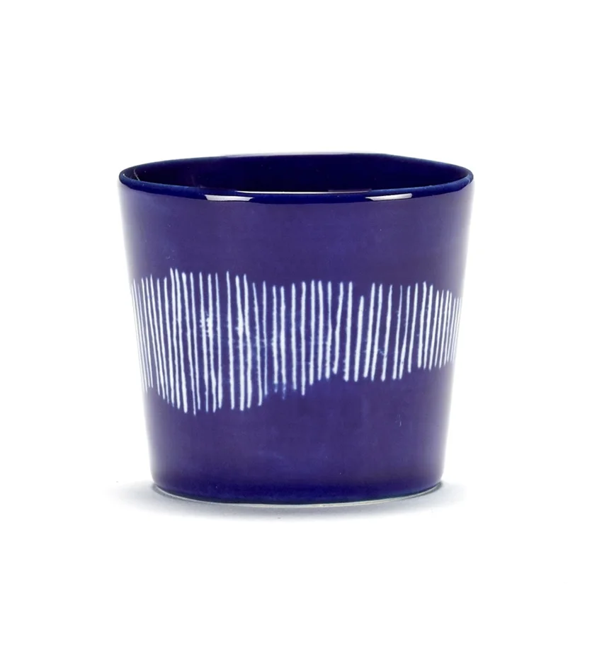 Otto. F. Espressotasse 15 Cl Lapis Lazuli Swirl-Stripes Whit