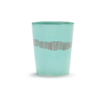 Ottolenghi Feast Teetasse 33 Cl Azure Swirl-Stripes Red