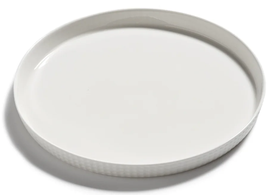 Nido Teller hoher Rand XL D24 H1.9 cm White