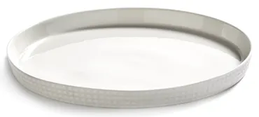 Nido Teller hoher Rand XL D24 H1.9 cm White