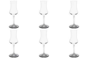 6er Set Taro Grappa Kelch 8cl, 2/4 cl /-/ 16.8cm, Aligro