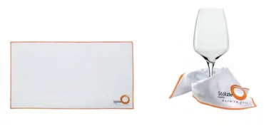 Glaspoliertuch 35x60cm mit Stölzle-Logo