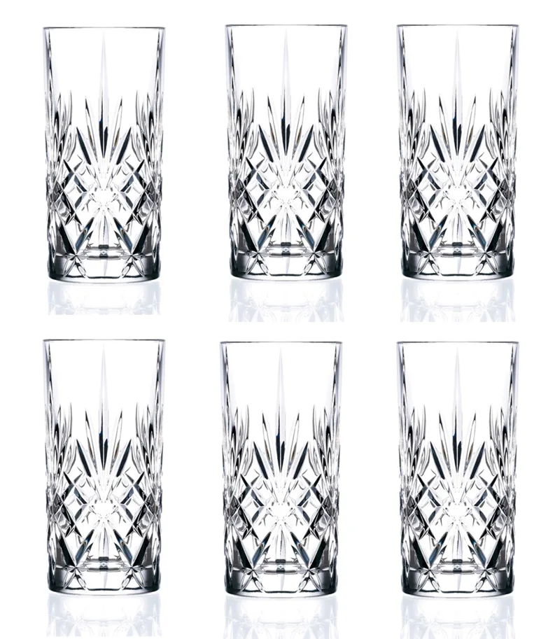 6er Set Brillante Hb Tumbler Ø7 H15 cm, 37cl