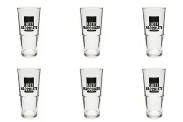 6er Set Latte Macch. Frank. 33cl Dek. schwarz 15.2cm Aligro
