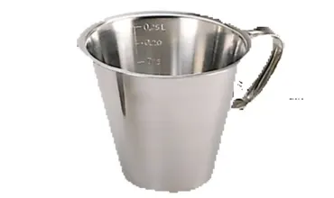 Kleiner Messbecher ohne Ringfuss graduiert 25cl