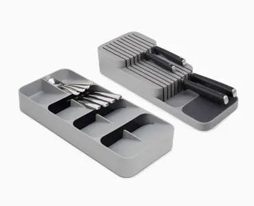 Promo DrawerStore Set 2tlg. Besteck- Messereinlage, grau