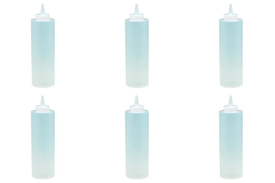 6er Set Saucen Dispenser transparent 0.236lt Aligro