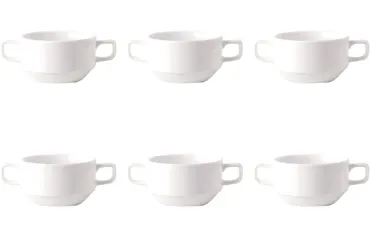6er Set Uni 09 Suppen Obertasse 0.28lt Top CC