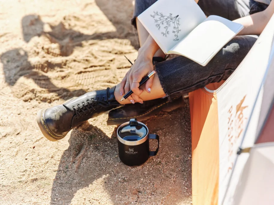 Everyday Camp Mug 0.35l matte black pebble