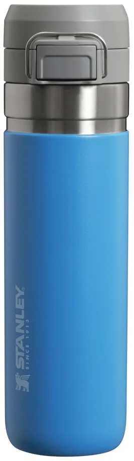 Quick-Flip Wasserflasche 0.7l azure