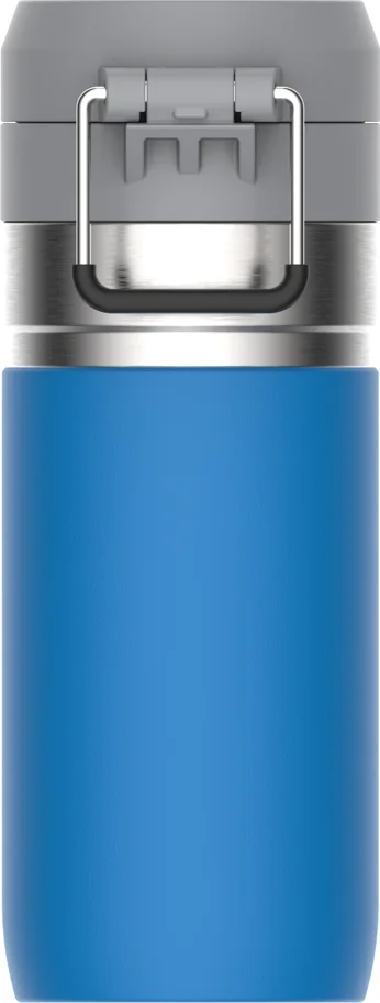 Quick-Flip Wasserflasche 0.47l azure