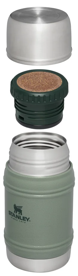 Artisan Thermal Food Jar 0.5l hammertone green