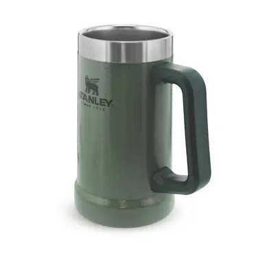 Stay Chill Stein Bierkrug 0.7l hammertone green
