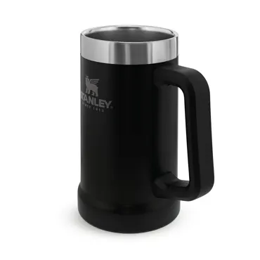 Big Grip Beer Stein 0.7l matte black pebble