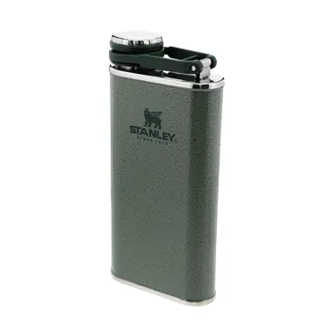 Easy-Fill Wide Mouth Flask 0.23l hammertone green