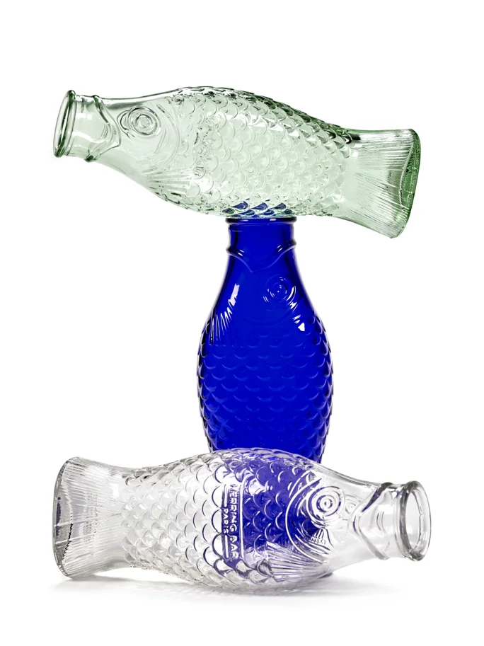 P. Navone Fish&Fish Flasche 1lt 10.6X7.5X29cm Trans klar