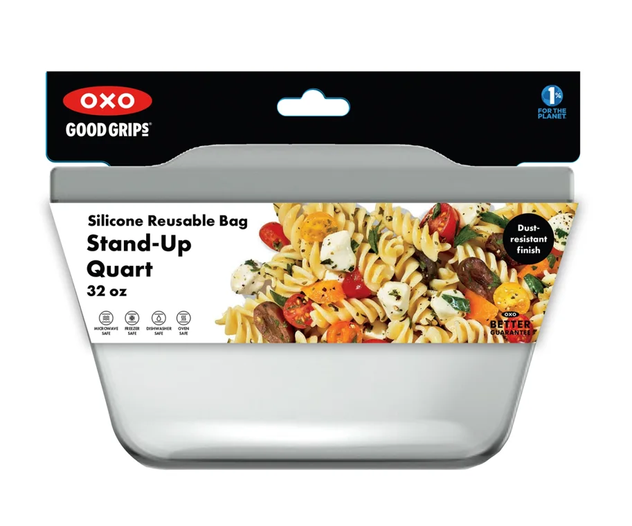 GG Aufbewahrungstasche 946ml Stand Up Silikon