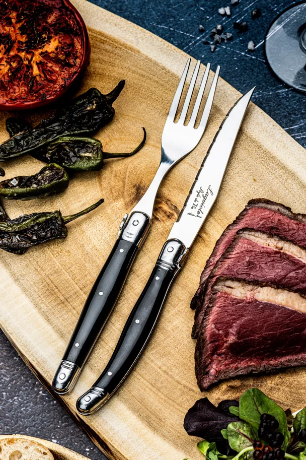 6tlg. Premium Line Steakmesserset mit Messerblock
