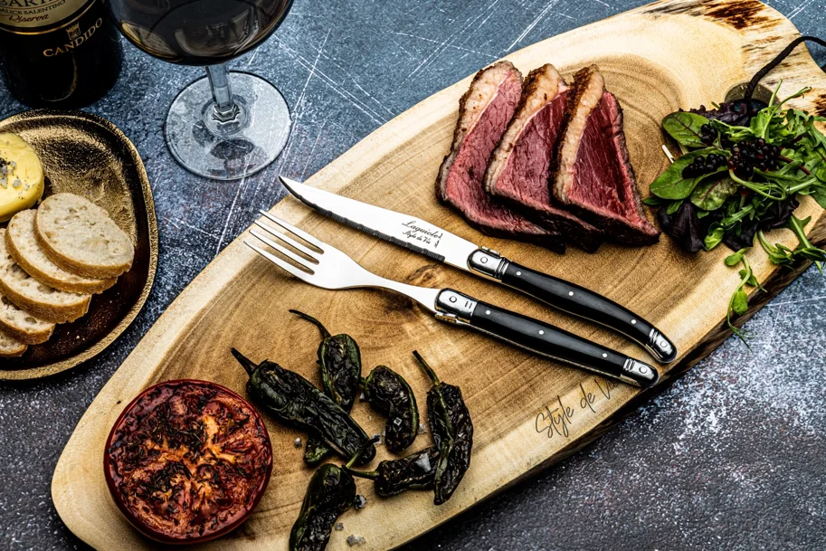 6tlg. Premium Line Steakmesserset mit Messerblock