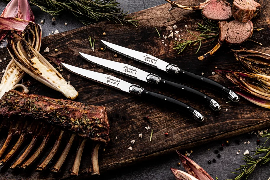 6tlg. Premium Line Steakmesserset mit Messerblock