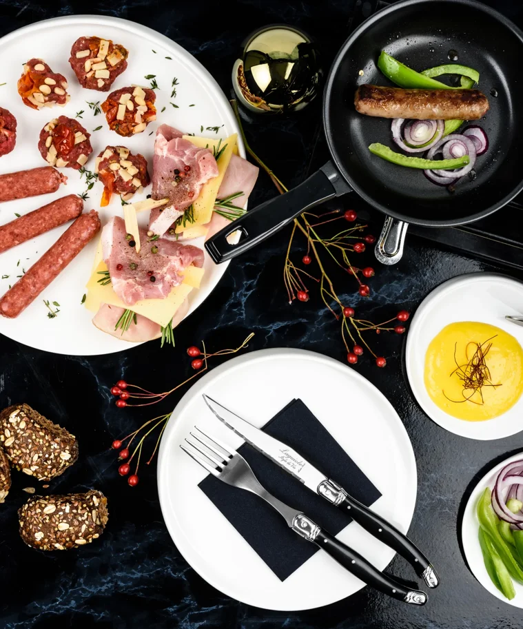 6tlg. Premium Line Steakmesserset mit Messerblock
