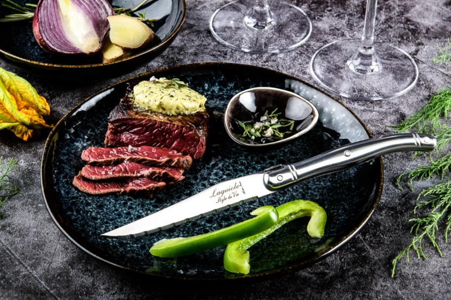 6tlg. Premium Line Steakmesserset mit Messerblock